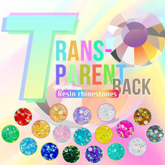 qiipii transparent light pink AB rhinestones 4mm jelly ideal for tumblers and makeup decals