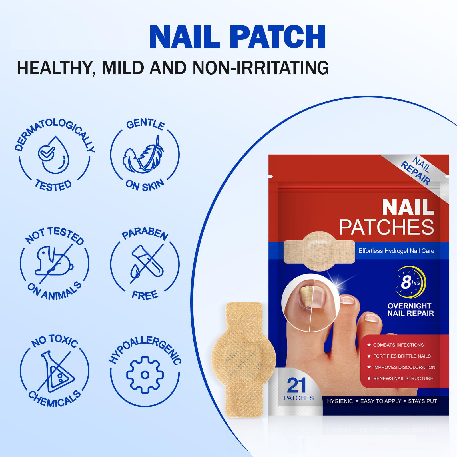 Qing Yo Nail Patches set designed for multi-use nail care