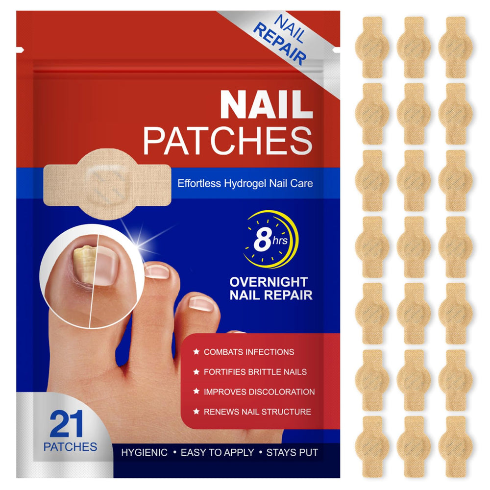 Qing Yo Nail Patches shown for overnight application supporting sleep-time care