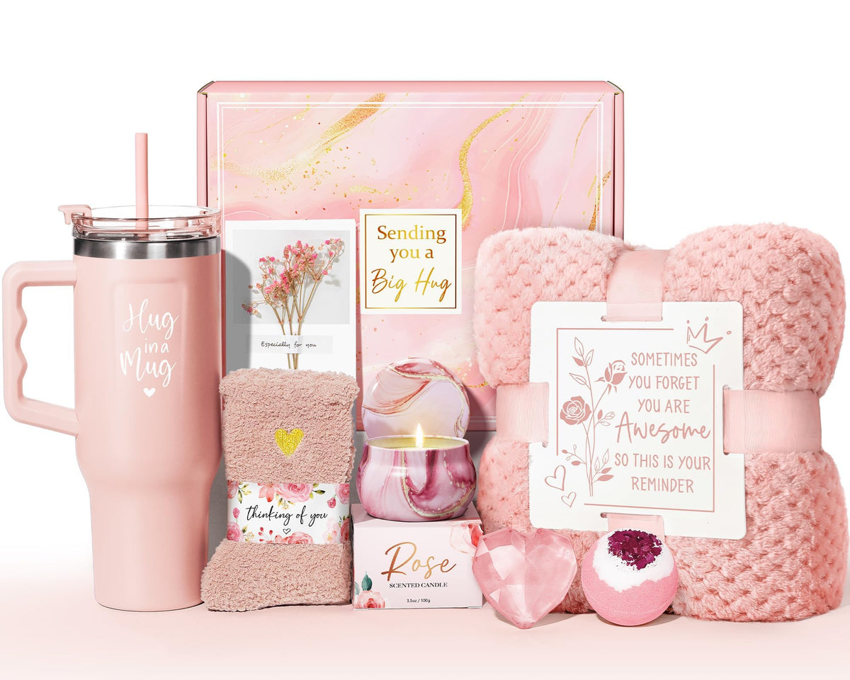 Qinline spa gift kit in a box, a thoughtful self-care moment for her.