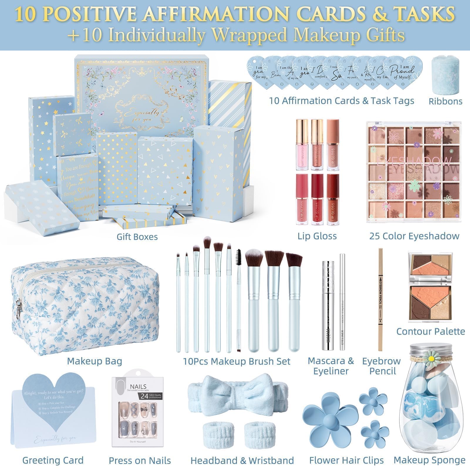Qinline floral makeup bag with elegant pattern for stylish cosmetics storage.