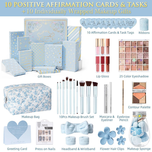Qinline floral makeup bag with elegant pattern for stylish cosmetics storage.