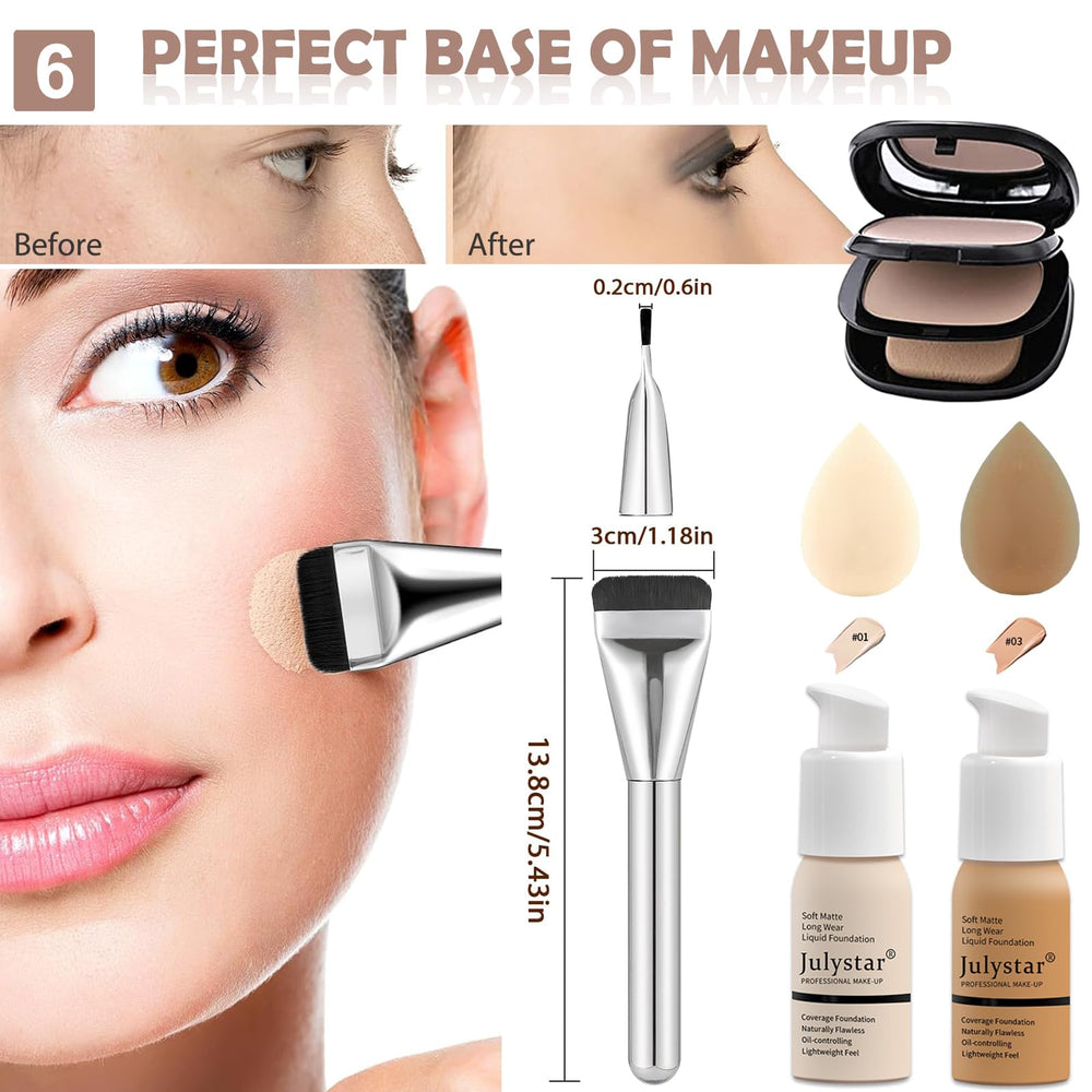 QIONG All in One makeup kit cosmetic bag in waterproof material for travel