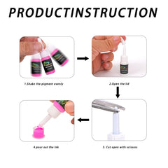 QIONGHUA Ink Set in PET bottle packaging for easy storage.