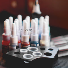 QIONGHUA inks blend well with other colors in palettes.