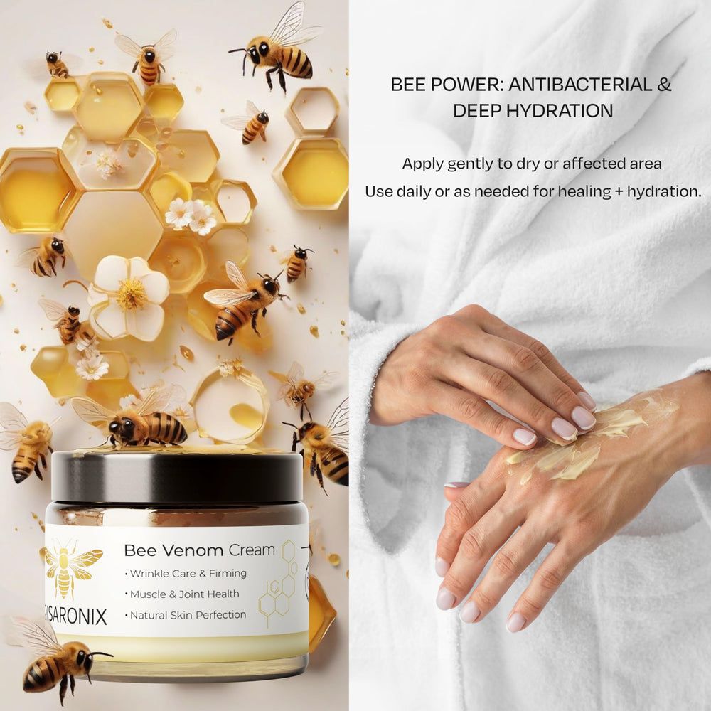 QISARONIX Bee Venom Cream ingredients highlight glycerin and shea for smoother skin