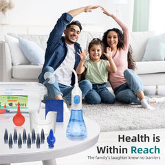 QISXROVY complete irrigation system supports regular ear care routines