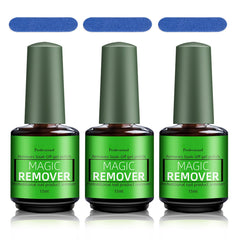 QIUFSSE Magic Remover Gel Polish bottle shown for fast, efficient removal