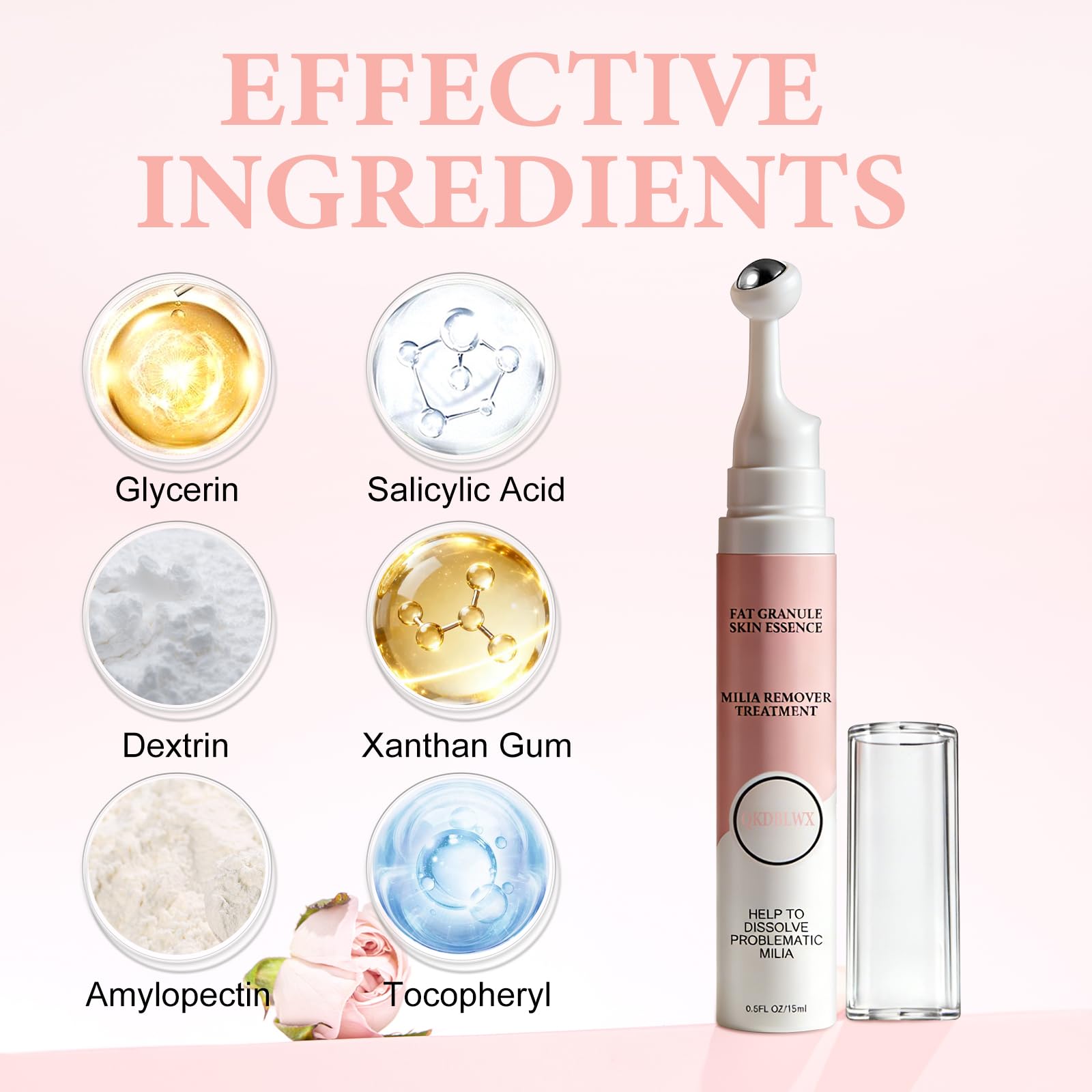QKDBLWX Delicate-zone friendly formula near eyes and nose