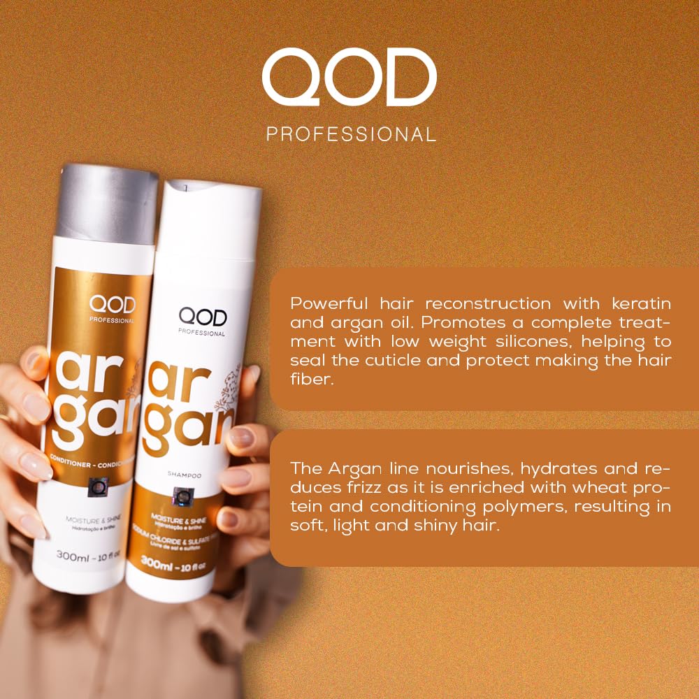 QoD Pro Argan daily home care setup image for a simple routine.
