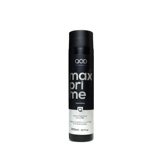 QoD PRO Max Prime Shampoo bottle for straight hair offering smooth, manageable results