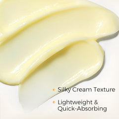 QOOQ lightweight absorption texture shown on skin without greasiness