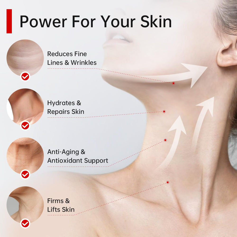 QQE Neck Cream used in day and night skincare routine.