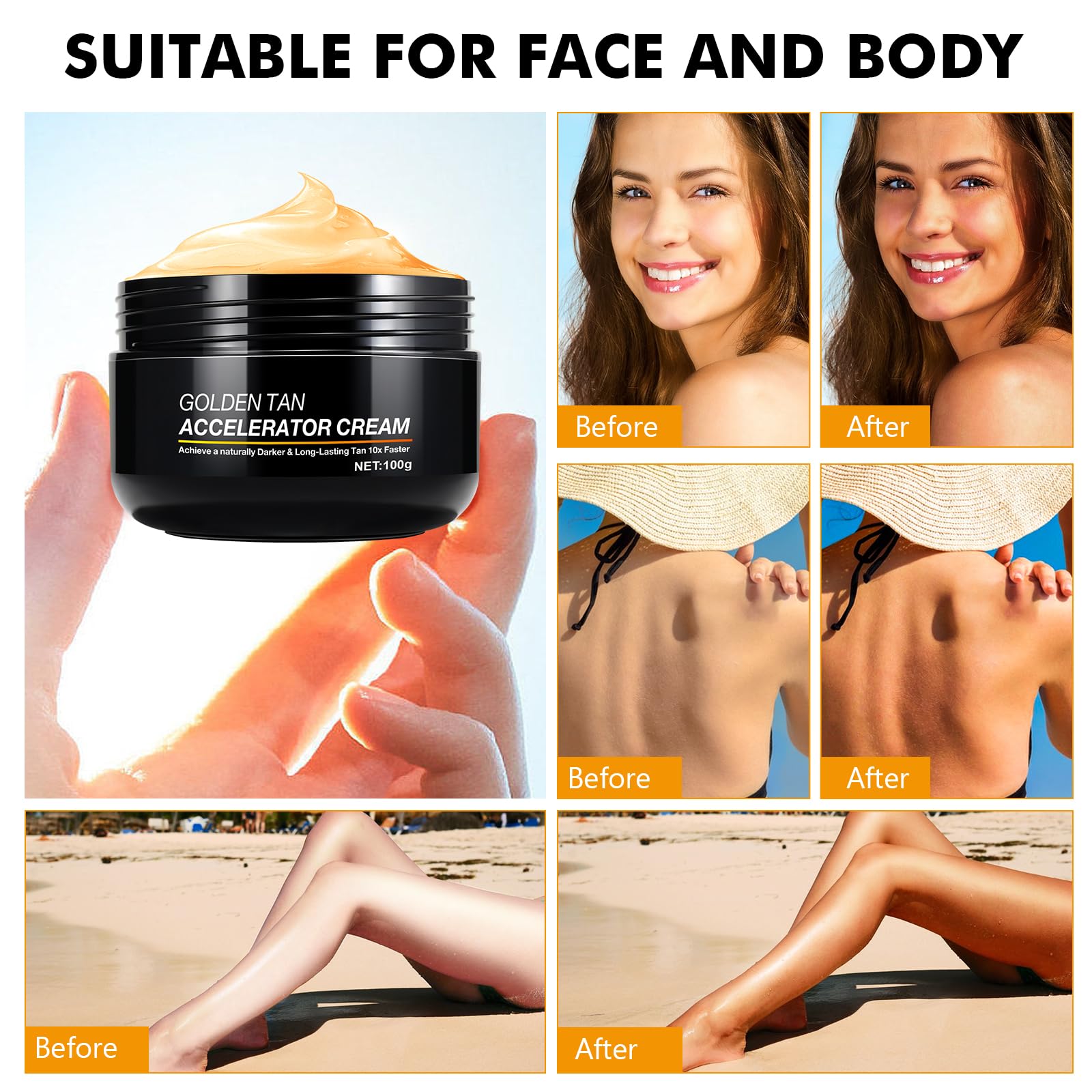 QRZBPZWE Sun-kissed glow close-up demonstrating radiant skin