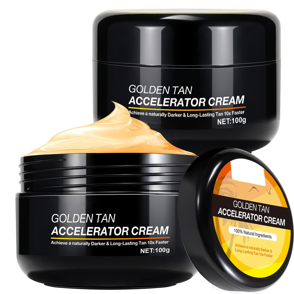QRZBPZWE Tan Accelerator Cream bottle for a natural tan boost
