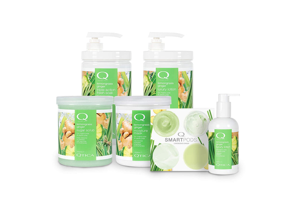 QTICA Luxury Lotion Smart Spa pump provides easy, mess-free moisturization.