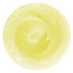 QTICA Smart Spa Sugar Scrub Lemon Dream cream-texture close-up shows gentle exfoliation.