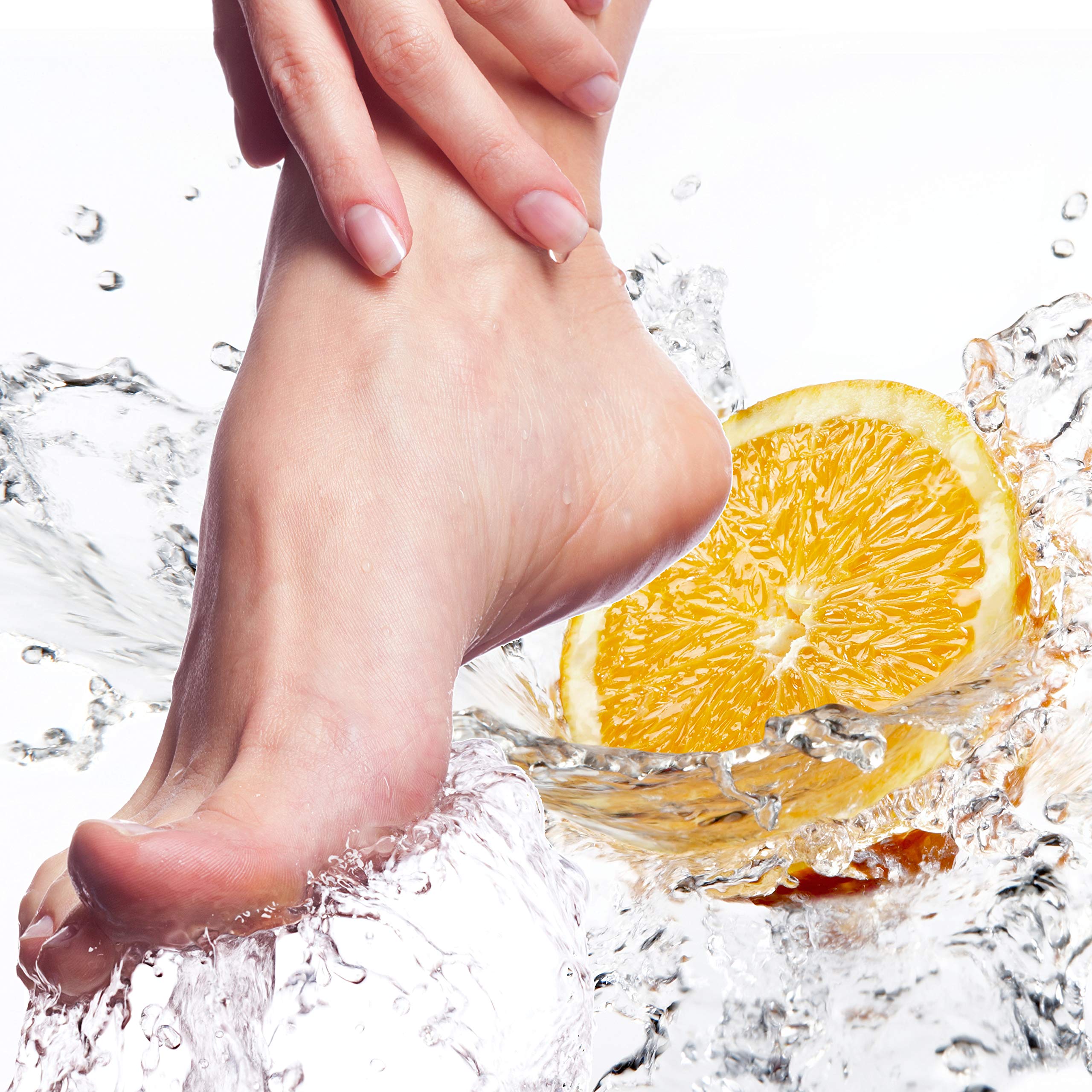 Professional salon scene with QTICA scrub showing easy, residue-free exfoliation
