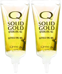 QTICA Solid Gold Cuticle Oil Gel pack, mess-free nail conditioning