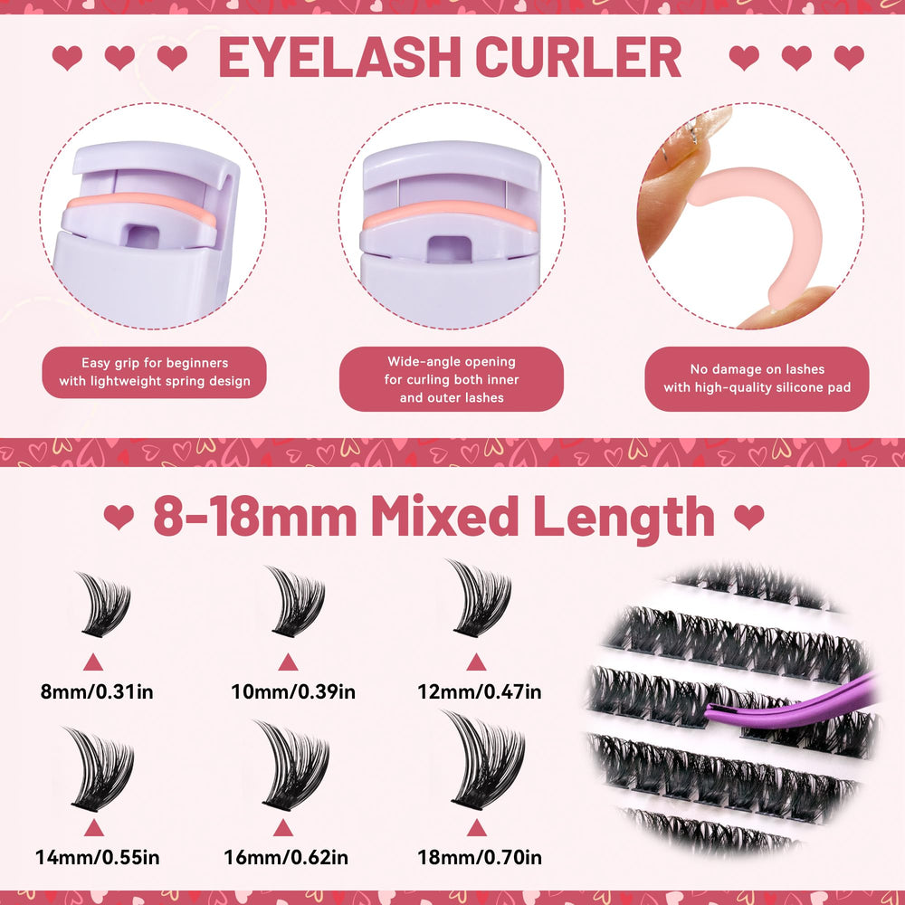 QUAFFLY eyelash curler designed for smooth curling and even results.