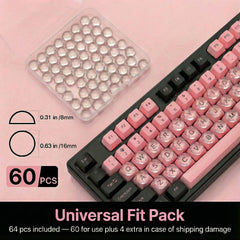 Quafochi keyboard stickers' crystal-clear design keeps keys legible and quiet.