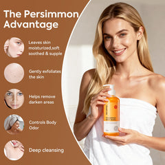 QualiLife Persimmon ingredients with olive oil and shea butter for skin hydration.