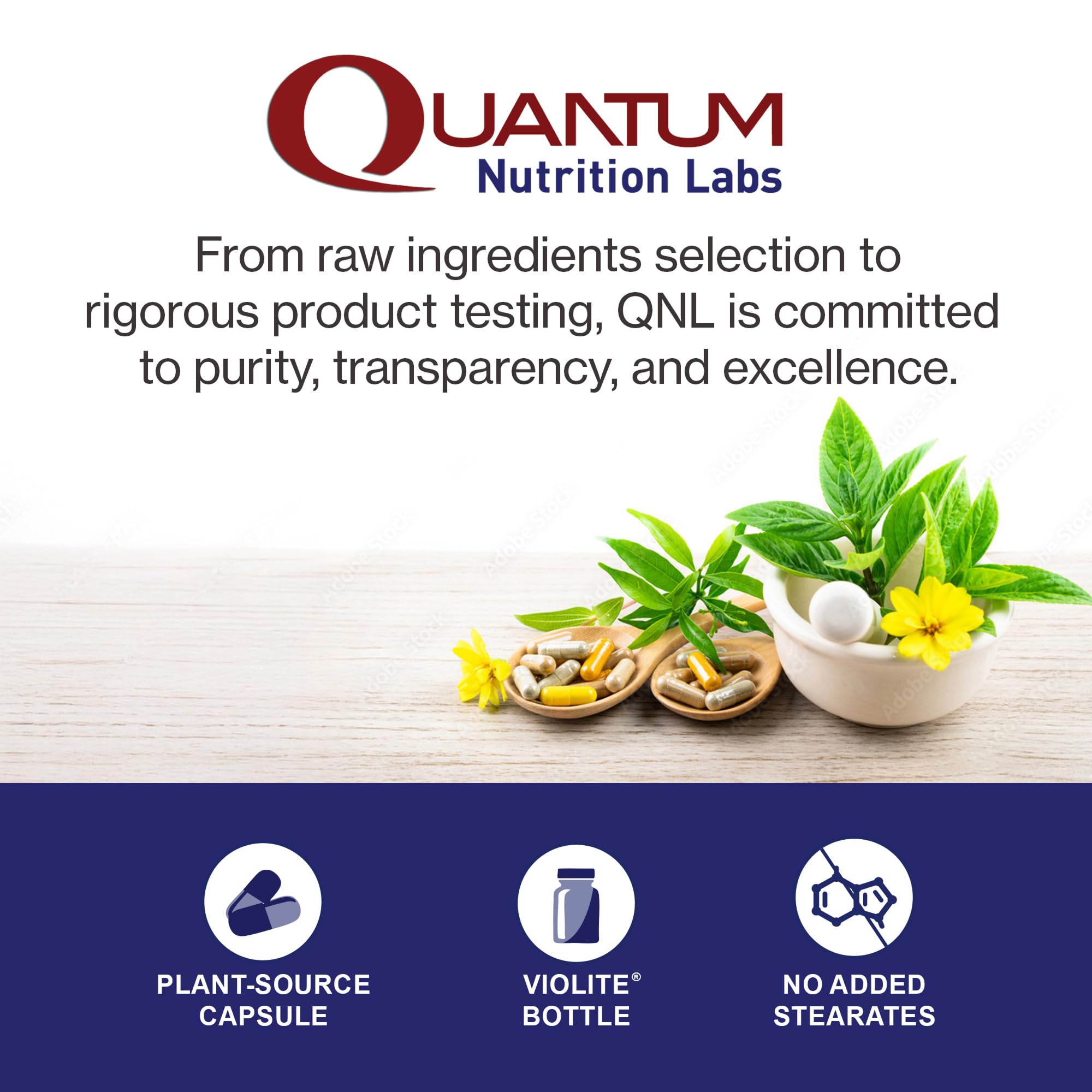 Quantum Nutrition Hair Skin and Nails product with minerals promotes visible vitality