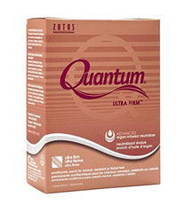 Quantum Perm Ultra Firm/Gold pack shot showing strong hold for lasting hairstyle