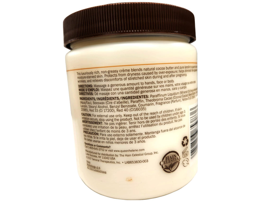 Queen Helene Cocoa Butter Lip Balm application for targeted lip protection and comfort.