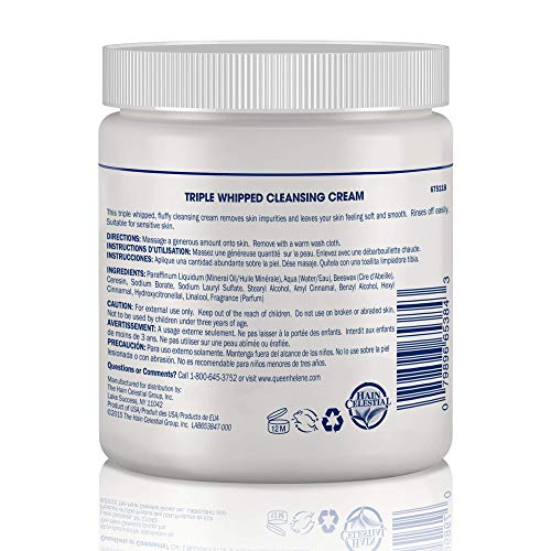 Texture of Queen Helene triple‑whipped cleansing cream highlighting fluffy absorption