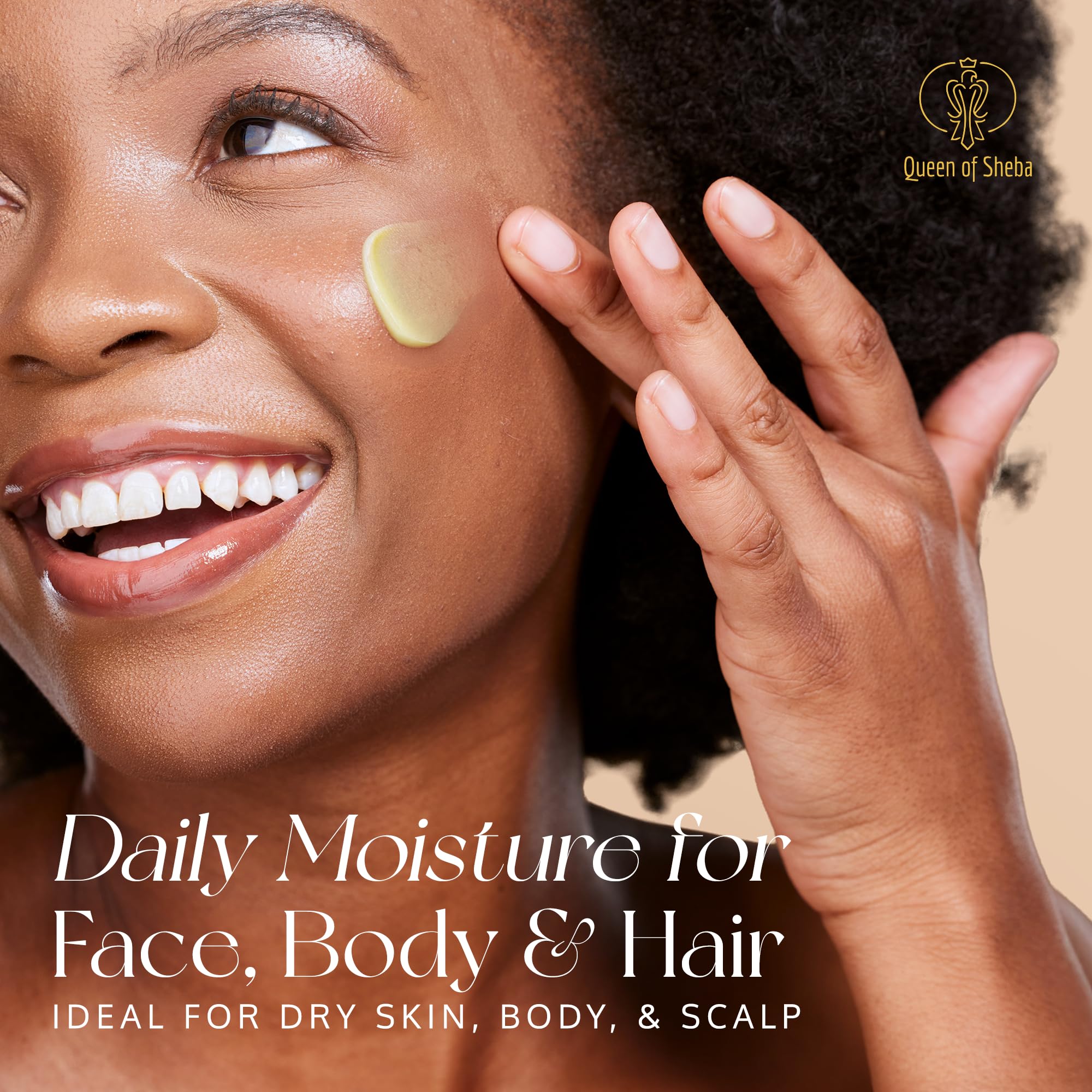 Queen of Shea butter with argan oil for nourishing fragrance option