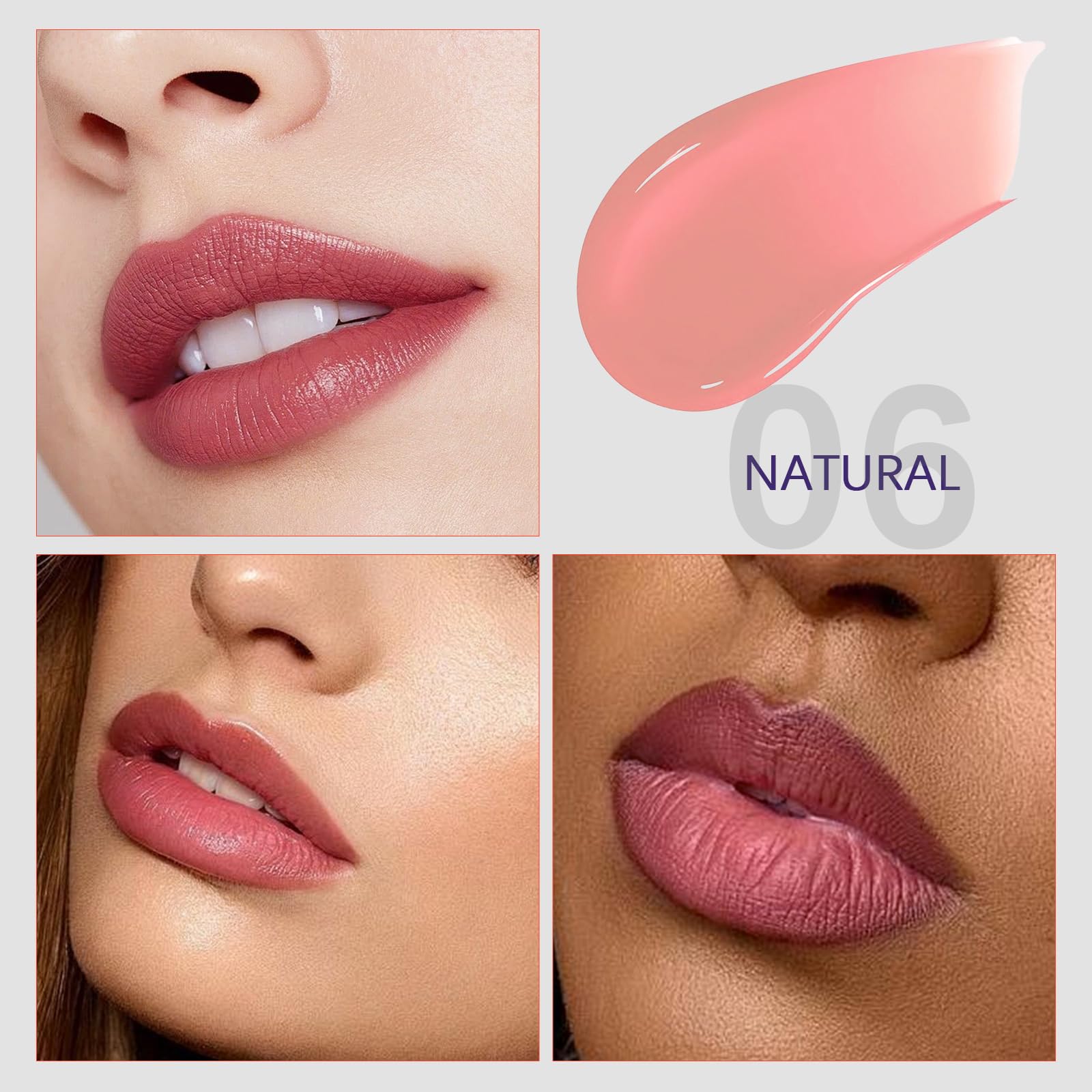 QueenDiary lip stain peel-off film ready for color reveal