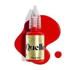 QUELLE Lip Ink bottle front shows a professional lip pigment for lip blush