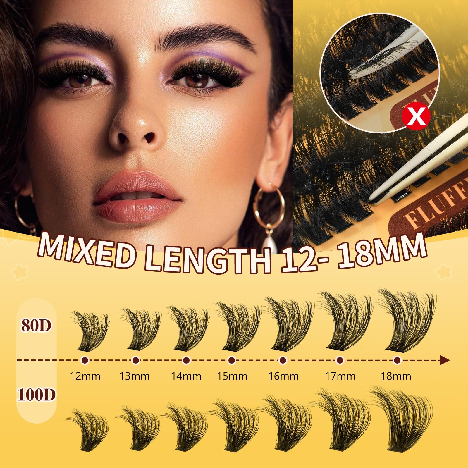 QUEWEL Lash Bond and Seal bottle showing strong hold and sealing effect