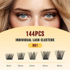 QUEWEL lash cluster lashes soft and comfortable for all-day wear