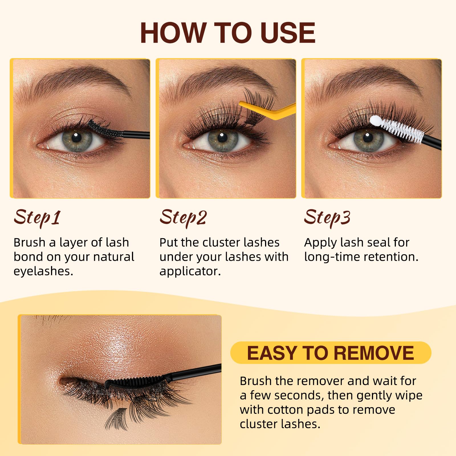 QUEWEL ready-to-use-at-home kit enables quick, customizable lash results
