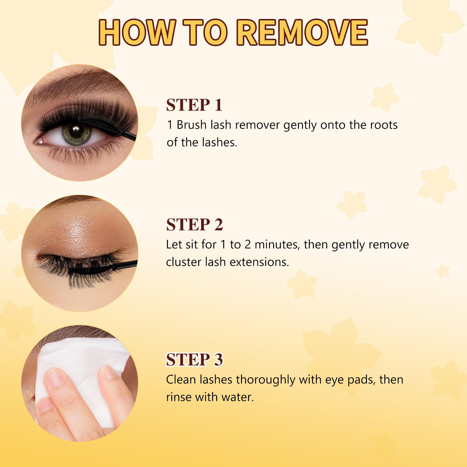 QUEWEL Step-by-step at-home lash extension demo for guidance