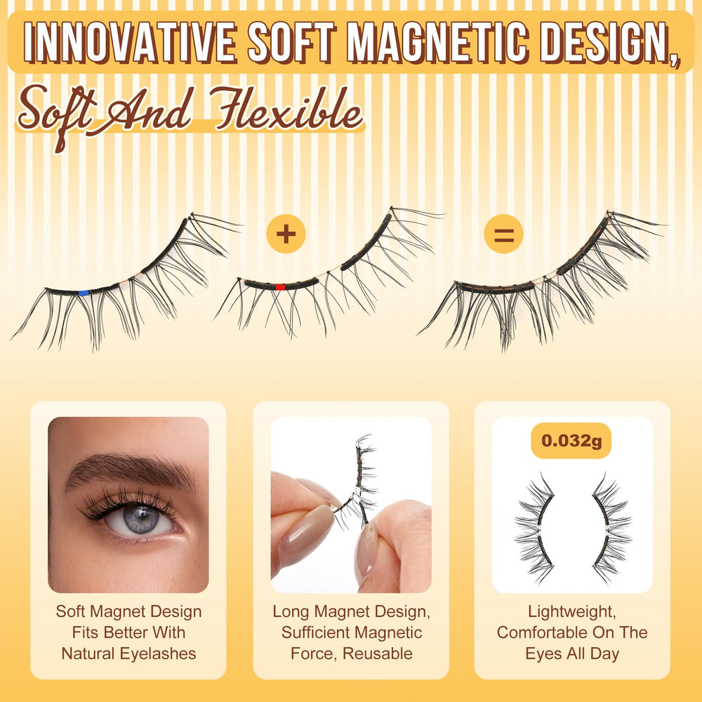 Quewel newbie-friendly lashes with step-by-step guide simplifies application
