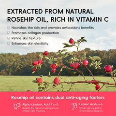 QUIYUM Rosehip Cream Dispense demonstrates easy, precise daily application.