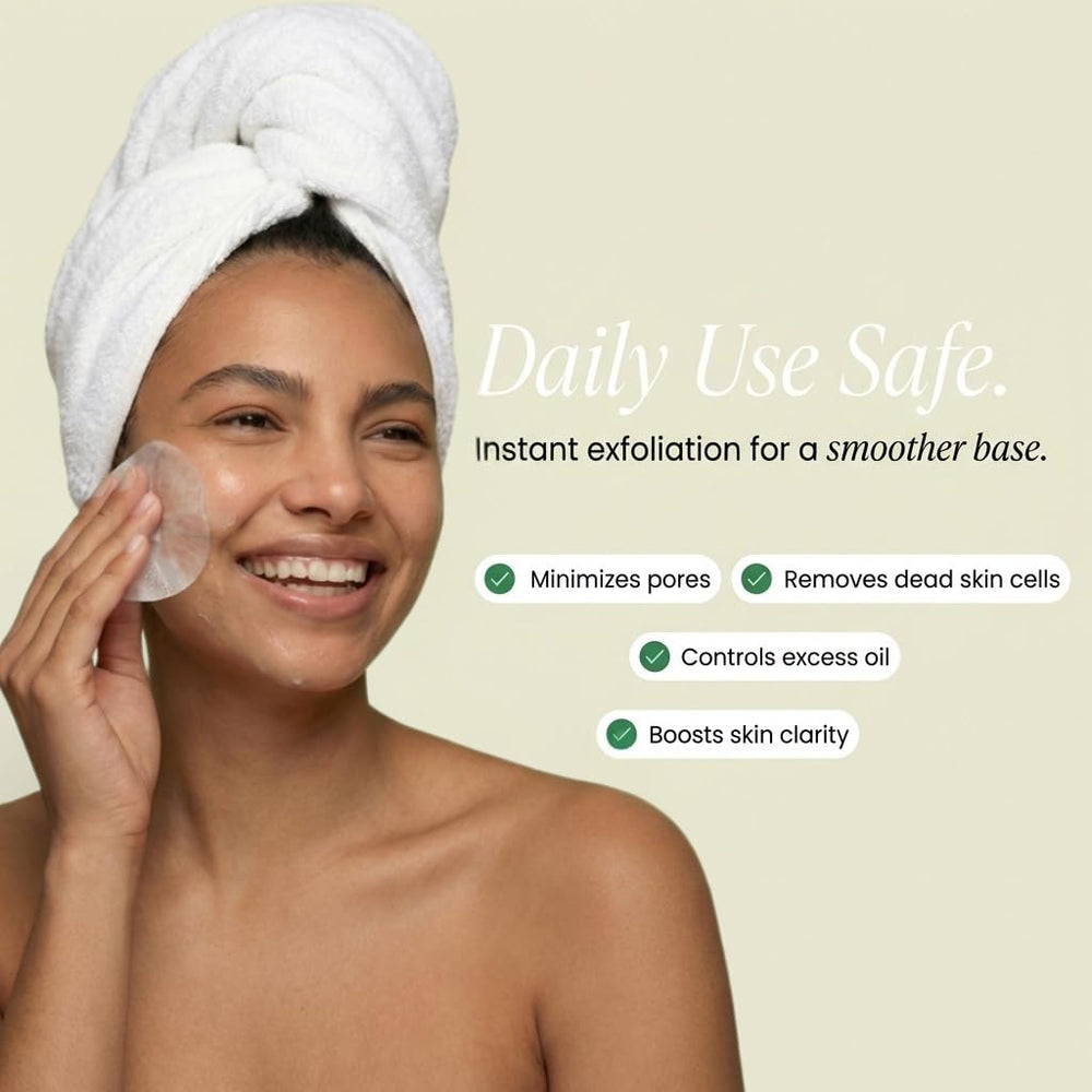 QUIA Beauty Toner Pads promise pore refinement in seven days.