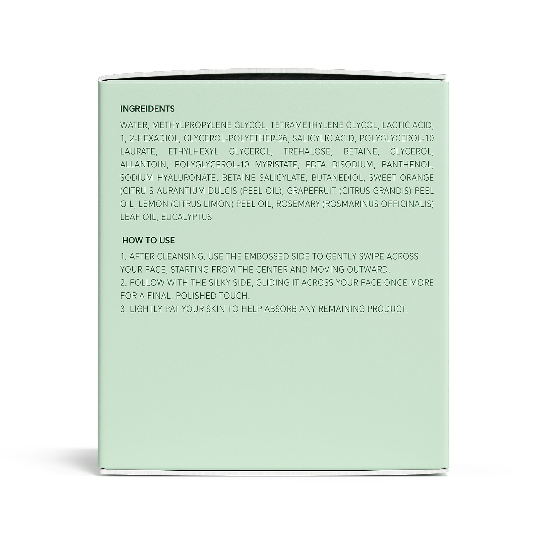 QUIA Beauty Toner Pads are ideal for sensitive skin.