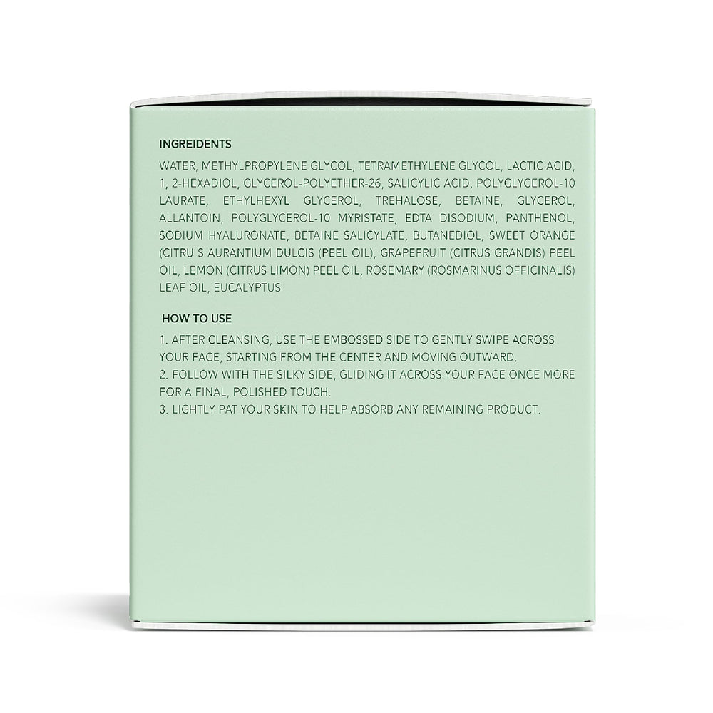 QUIA Beauty Toner Pads are ideal for sensitive skin.