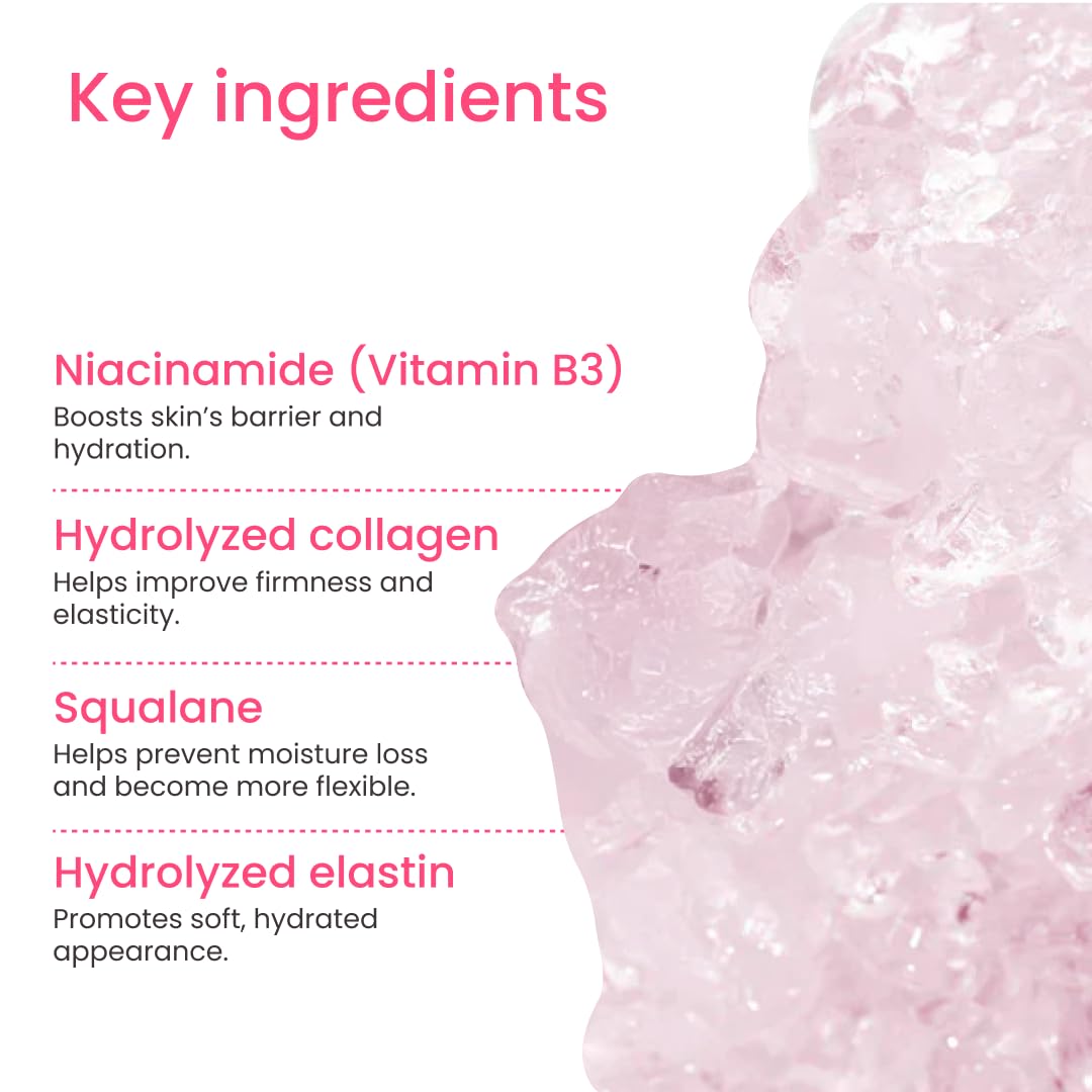 QUIA Collagen Jelly Cream pump dispensing lightweight gel smoothly.