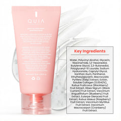 QUIA Beauty mask ready for at-home spa routine.