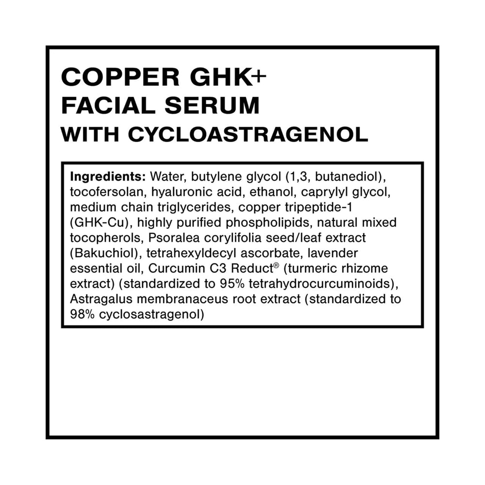 Quicksilver Copper GHK+ Serum pump in use, highlighting rapid absorption during skincare routine.