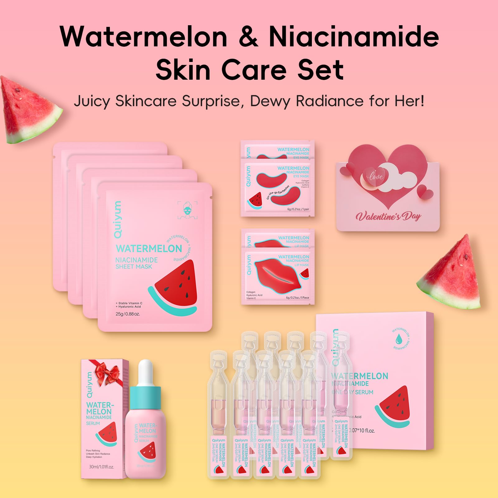 QUIYUM collagen lip masks soothing dryness and lip care