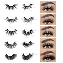 QUNETY 3D faux mink lashes collection adds fluffy volume and natural separation