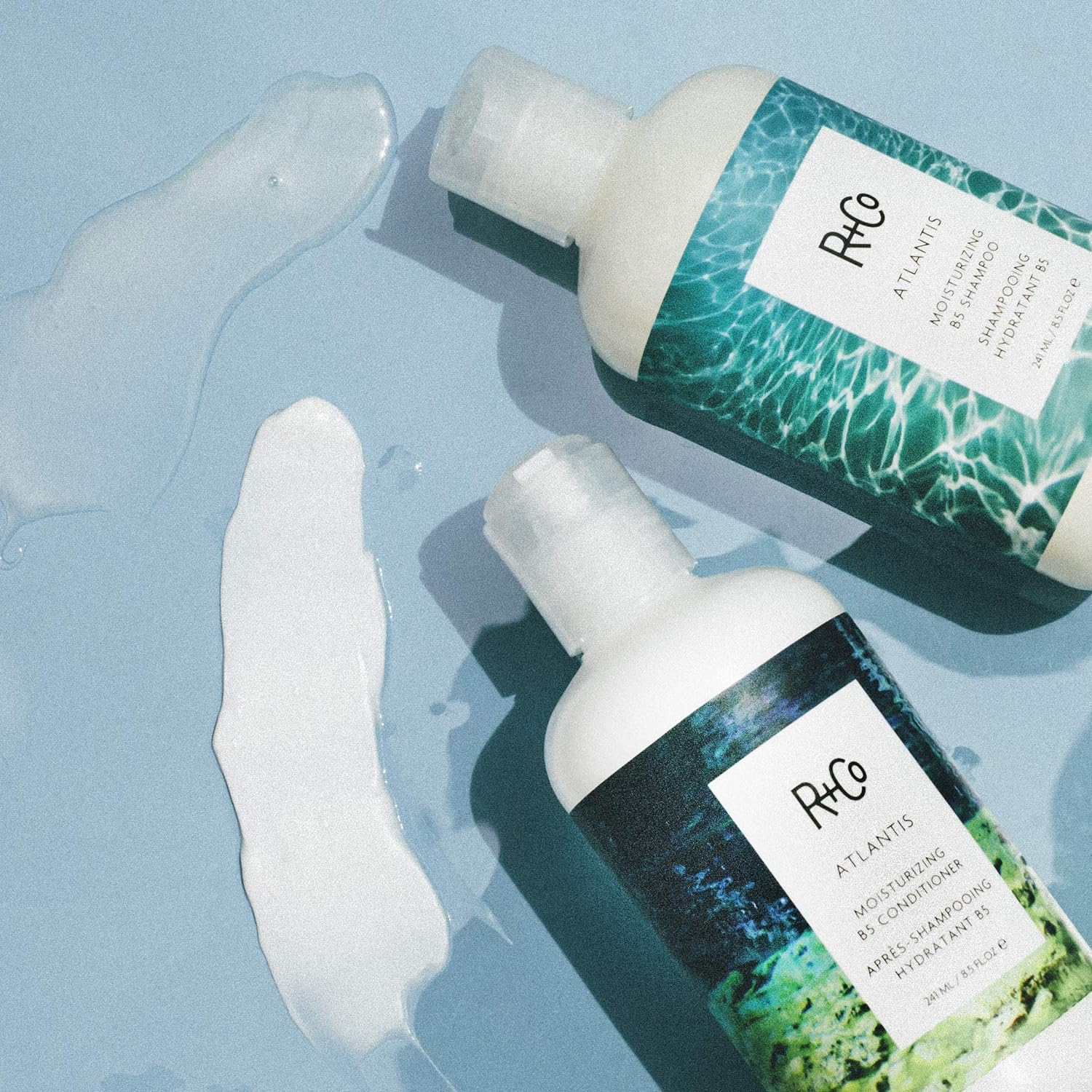 R+Co Atlantis conditioner in a salon setting for professional use