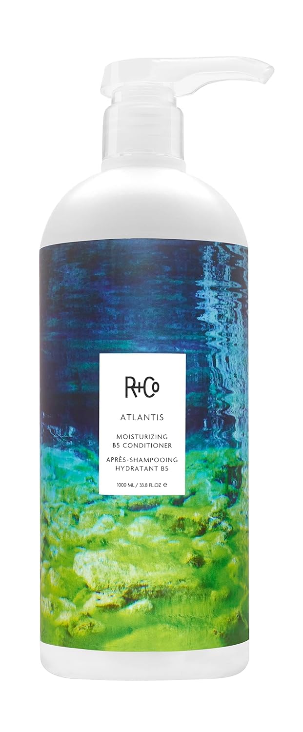 R+Co Atlantis conditioner bottle front view showing large 1000 ml size for deep hydration
