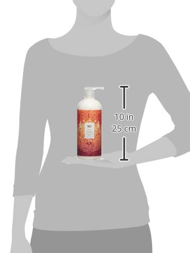 R+Co Bel Air smoothing conditioner in use showing detangling after washing.